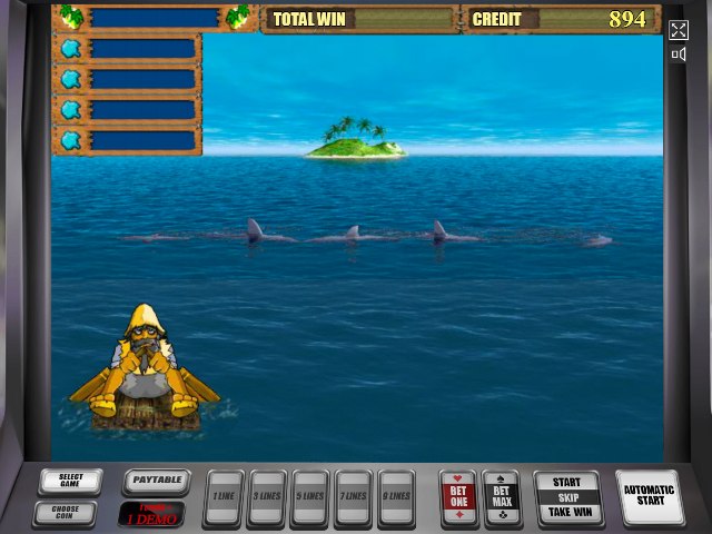 Бонусная игра в автомате Остров Тематическая игра в аппарате Island
